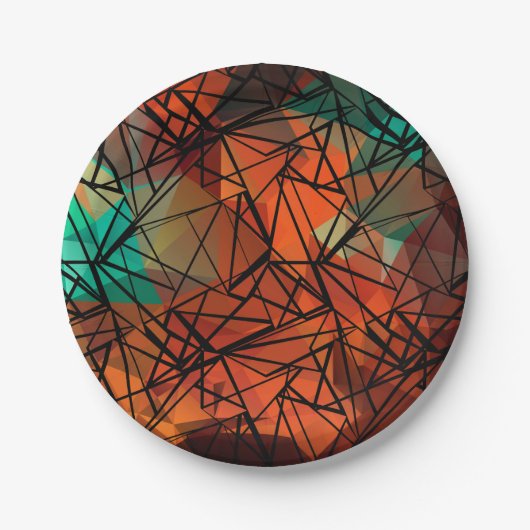 ファジーフォックアート ペーパープレート (正面)