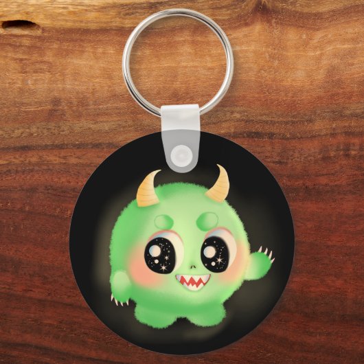 ファジーフレンドリーモンスター キーホルダー (正面)