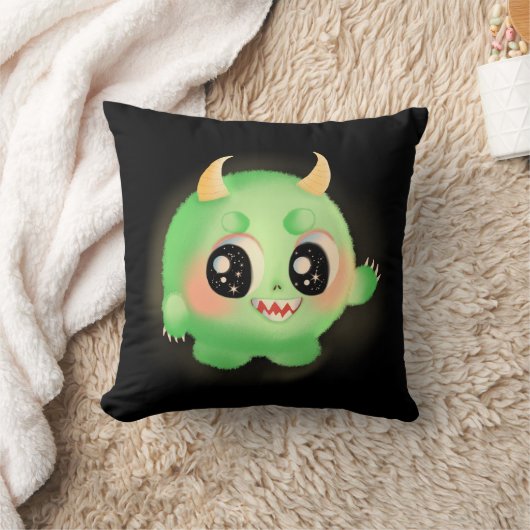 ファジーフレンドリーモンスター クッション (ブランケット)