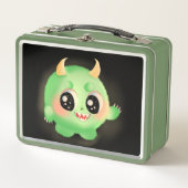 ファジーフレンドリーモンスター メタルランチボックス (正面)