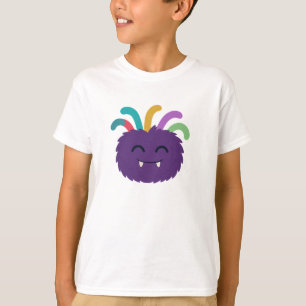 ファジーモンスターのヤルナビ – かわいい虹の触手 Tシャツ