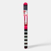 ファジーレトロ付き赤いサイコロ Case-Mate iPhoneケース (裏面 / 左)