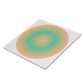 ファジー桃バミューダサークルセラミックタイル タイル (側面)