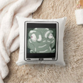 ファジー表現®アリゲーターセルフィー クッション (ブランケット)