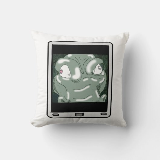 ファジー表現®アリゲーターセルフィー クッション (正面)