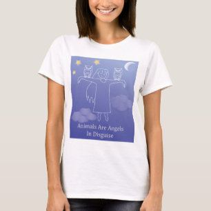 ファジー表現®エンジェルフクロウ Tシャツ