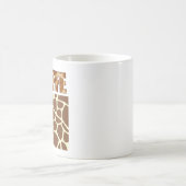 ファジー表現®キリンアニマルプリント コーヒーマグカップ (中央)