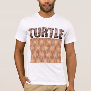 ファジー表現®亀アニマルプリント Tシャツ