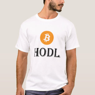 ファジー表現® HODL Bitcoin Tシャツ