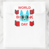 ファジー・キャット・ワールド・ブックデー スクエアシール (バッグ)