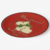 ファジーWuzzy Scotish Guard (パーソナライズされた) ペーパープレート (アングル)