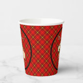 ファジーWuzzy Scotish Guard (パーソナライズされた) 紙コップ (左)