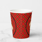 ファジーWuzzy Scotish Guard (パーソナライズされた) 紙コップ (右)