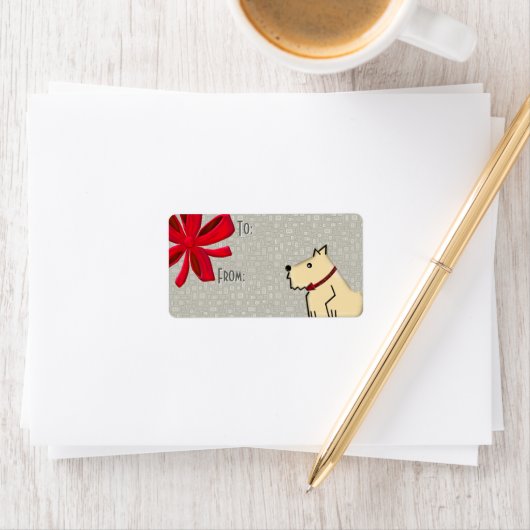 ファジーWuzzy To-Fromギフトラベル ラベル (インサイチュ)