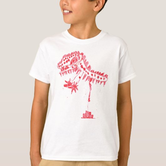 ファジ表現ー®ジラ·ビッグ·ボクサー·キッド Tシャツ (正面)