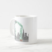 ファジ表現®ウルトラ虫Gzilla Rhino コーヒーマグカップ (正面左)