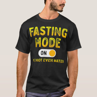 ファスティングモードオンハッピーマンス2022ラマダおもしろい Tシャツ