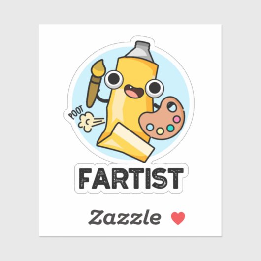 ファストおもしろいアーティスト・プン シール (シート)