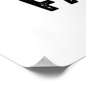 ファストおもしろいアーティスト・プン ポスター (角)