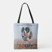 ファストキャットおもしろい トートバッグ (裏面)