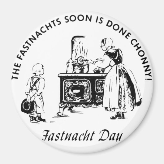 「ファストナッチ」 マグネット (正面)