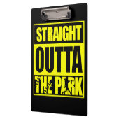 ファストピッチソフトボールが公園をストレートで出る クリップボード (左)