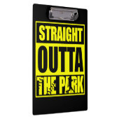 ファストピッチソフトボールが公園をストレートで出る クリップボード (右)