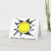 ファストピッチソフトボールカード サンキューカード (裏面)