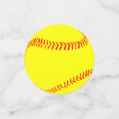 ファストピッチソフトボールパーティーテーブル紙吹雪 コンフェッティ (スモール正面)