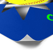 ファストピッチソフトボールポスター ポスター (角)