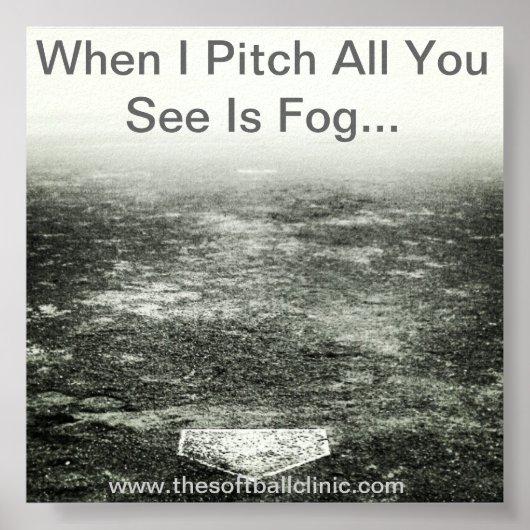 ファストピッチソフトボールポスター…投球 ポスター (正面)