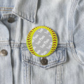 ファストピッチソフトボール写真テンプレート 缶バッジ (インサイチュ)