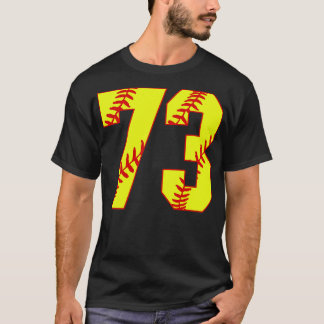ファストピッチソフトボール73 73ソフトボールジャージーU Tシャツ
