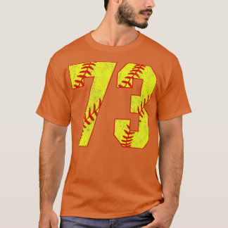ファストピッチソフトボール73 73ソフトボールジャージーU Tシャツ