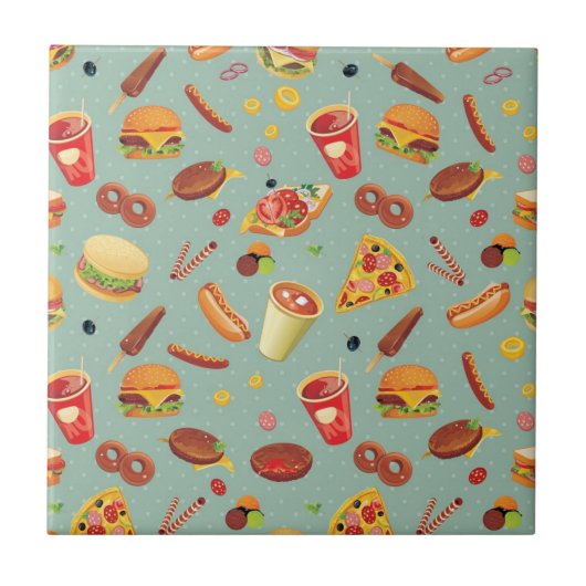 ファストフエレガントードのパターン タイル (正面)