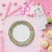 ファストフエレガントードのパターン ペーパープレート (パーティー)