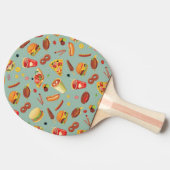 ファストフエレガントードのパターン 卓球ラケット (横)