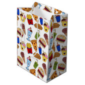 ファストフードおもしろい抱き枕 ミディアムペーパーバッグ (裏面アングル)