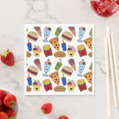 ファストフードおもしろい紙ニンプキン スタンダードランチョンナプキン (インサイチュ)