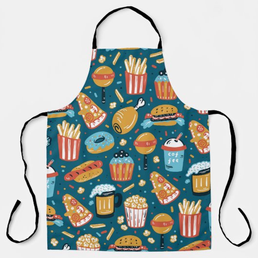 ファストフードのアイコン：ヴィンテージのドードル エプロン (正面)