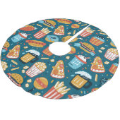 ファストフードのアイコン:ヴィンテージのドードル ブラッシュドポリエステルツリースカート (アングル)