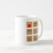 ファストフードのセット コーヒーマグカップ (正面右)