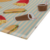 ファストフードのパターン2 カッティングボード (角)