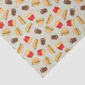 ファストフードのパターン2 薄葉紙 (詳細)