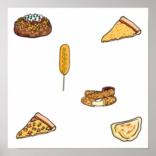 ファストフードの収集 ポスター (正面)