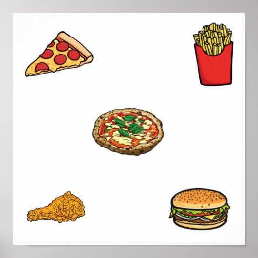 ファストフードの収集 ポスター (正面)