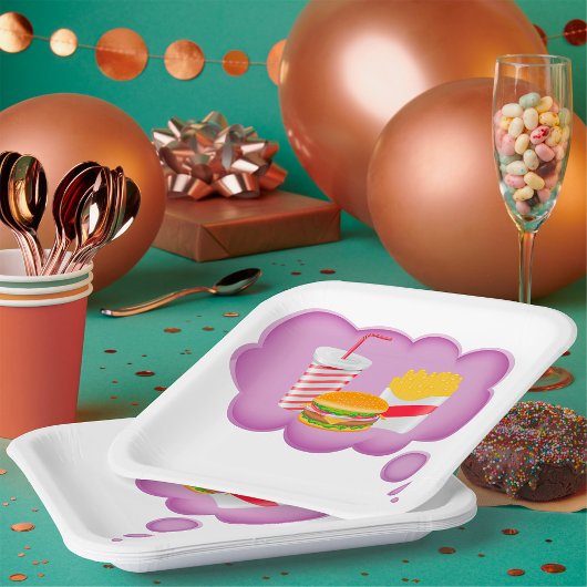 ファストフードの夢を見ること ペーパープレート