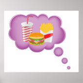 ファストフードの夢を見ること ポスター (正面)