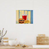 ファストフードの家族 ポスター (キッチン)