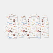 ファストフードタイポグラフィ フェイバーボックス (折り畳みなし)